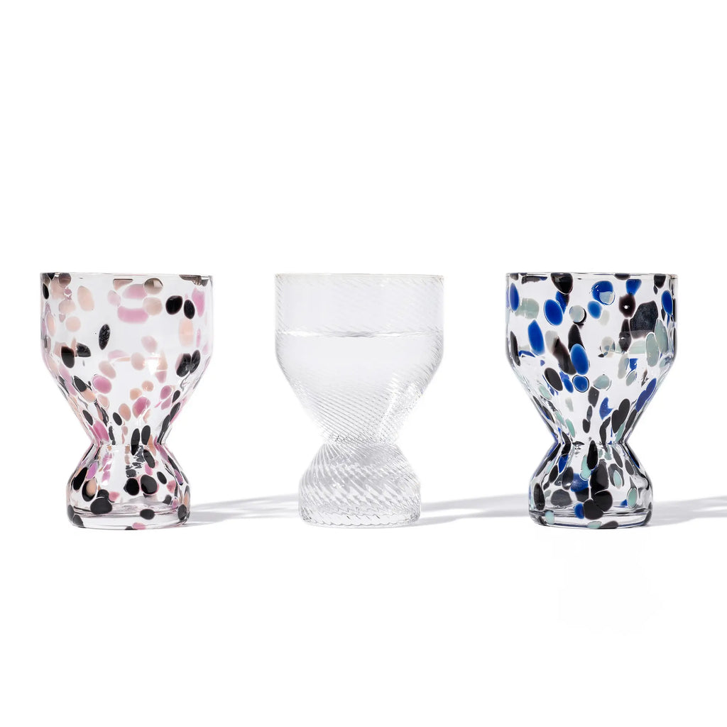 PINK COSMIC II Crystal Glasses