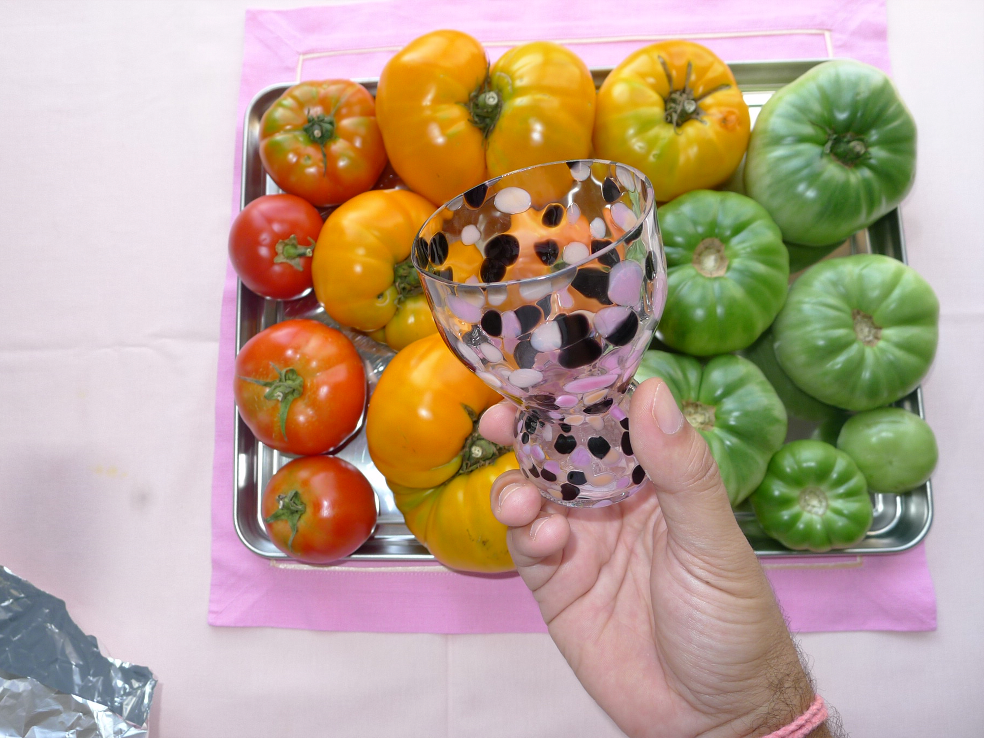 PINK COSMIC II Crystal Glasses