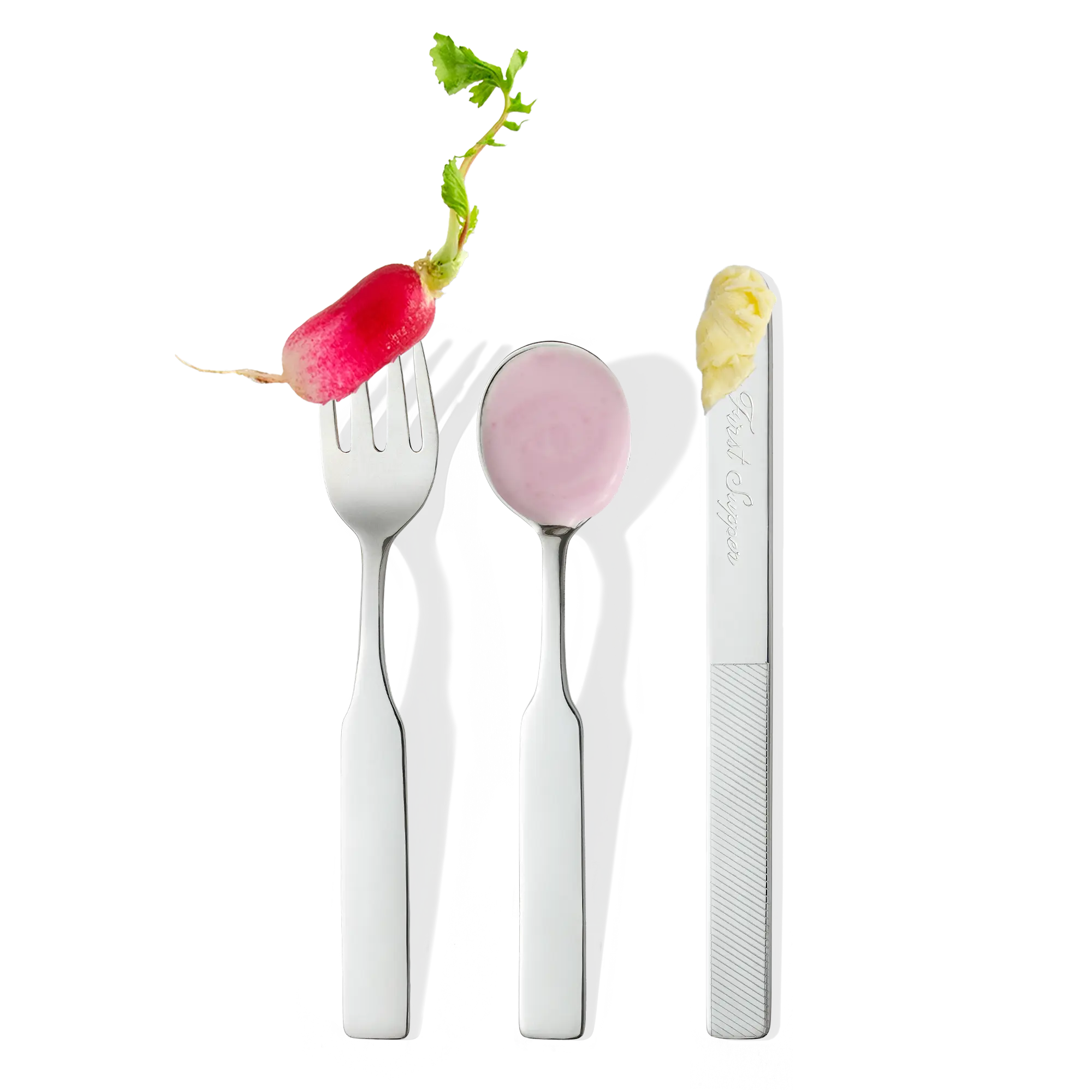 FIRST SUPPER SILVERWARE SET