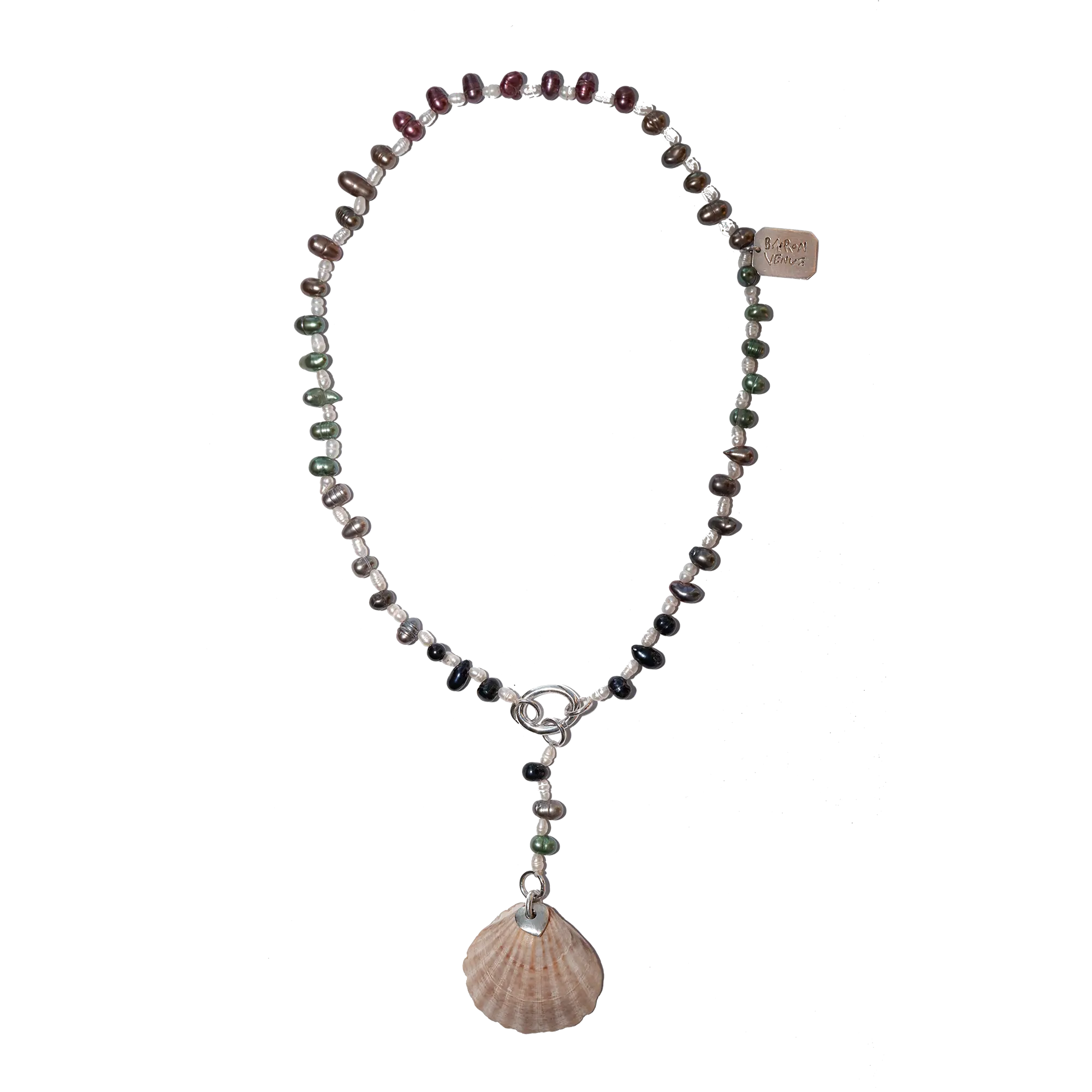 MERMAIDS STRING PEARL NECKLACE EARTH