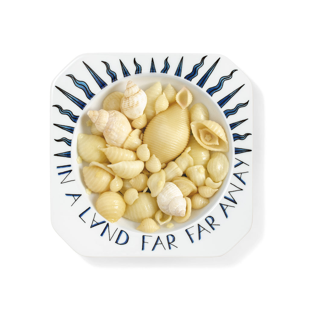 white porcelain plate handmade in Germany