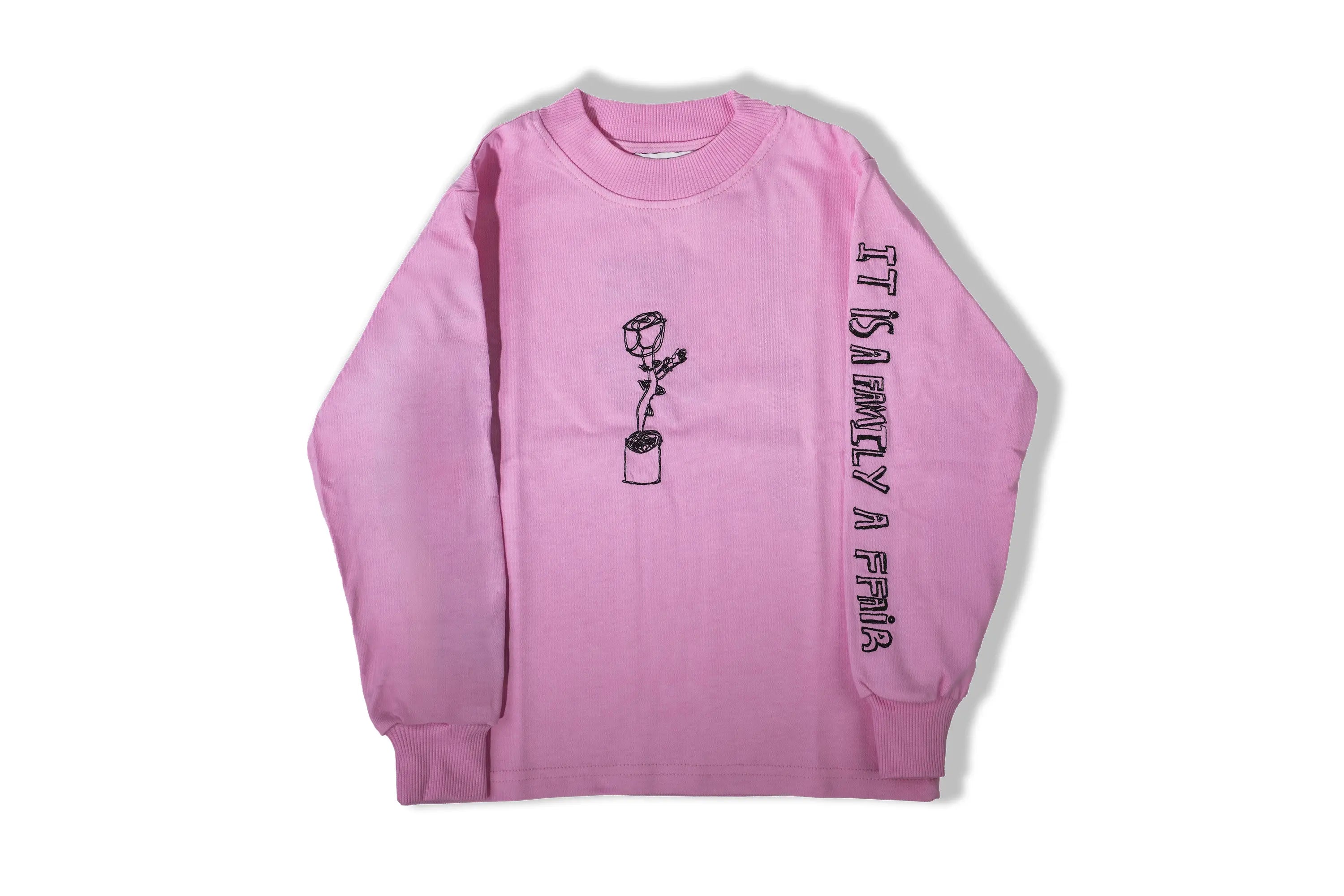 PINK ROSE Long Sleeve Tee