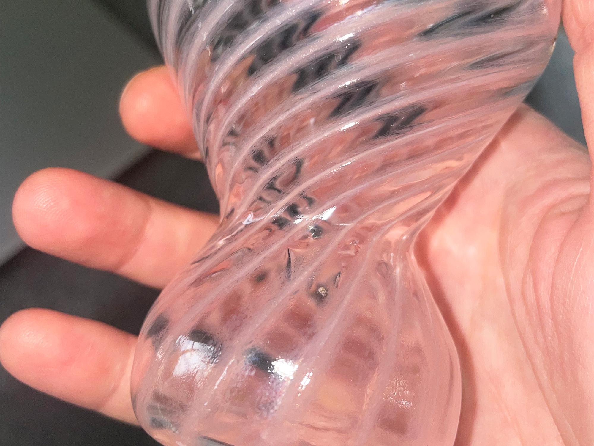 TWISTED PINKS Crsytal Glasses