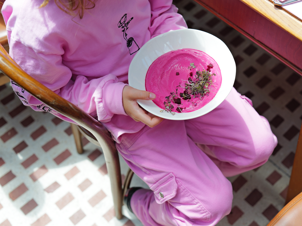 PINK ROSE Long Sleeve Tee